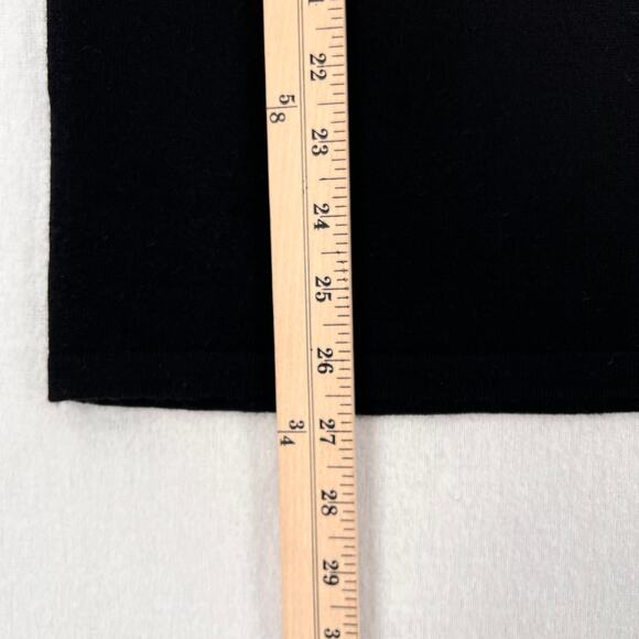 ENZA COSTA Tissue Cashmere Tank Top Womens Medium Black Scoop Knit Layering NEW - Picture 13 of 13